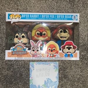 Splash Mountain Set of 3 Funko Pops
